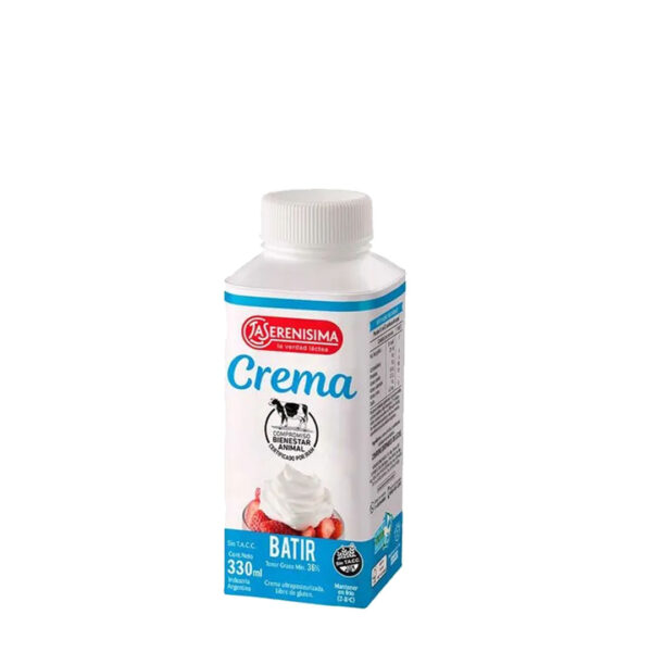 CREMA CLASICA BATIR 330 ML LA SERENISIMA