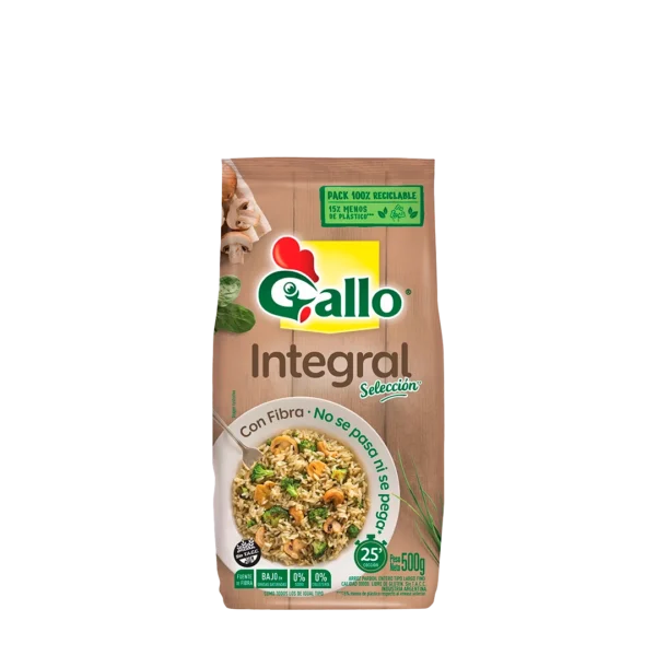GALLO ARROZ INTEGRAL 500 G