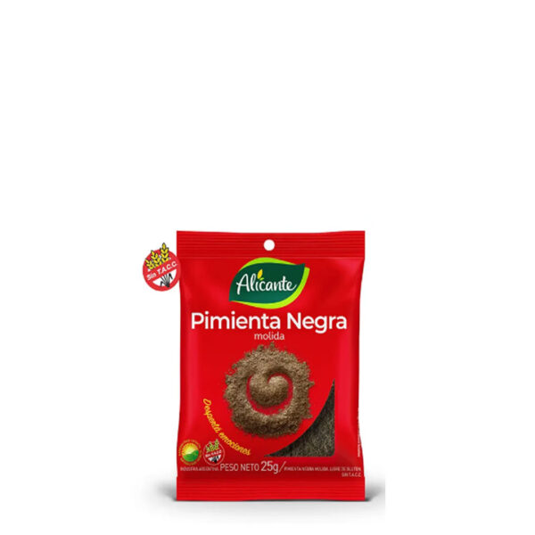 PIMIENTA NEGRA MOLIDA ALICANTE 25g