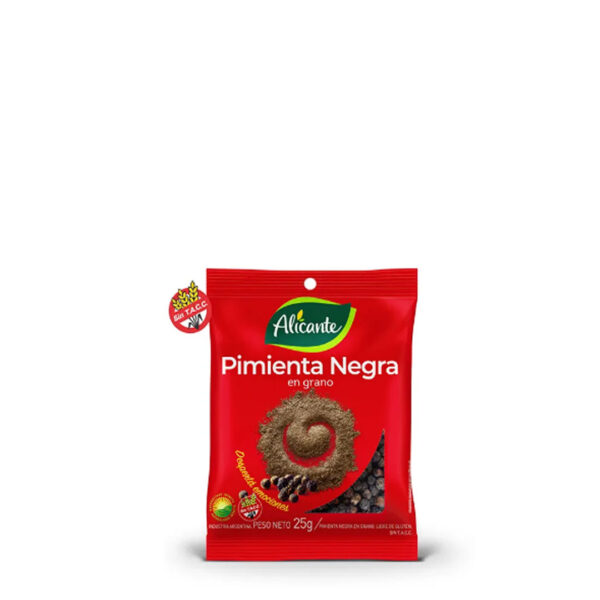 PIMIENTA NEGRA EN GRANO ALICANTE 25G