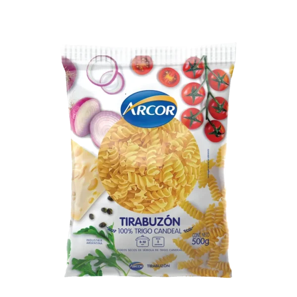 ARCOR FIDEOS TIRABUZON 500GR