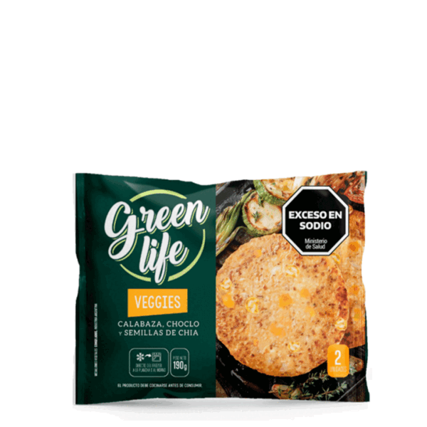 GREEN LIFE VEGGIES CALABAZA Y CHOCLO 190 G
