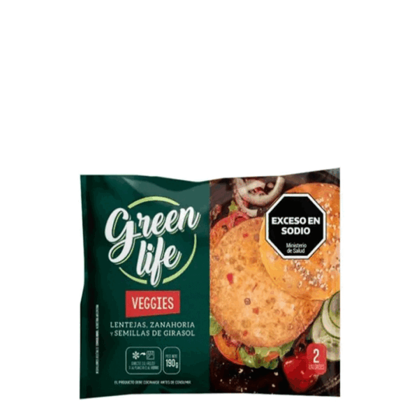 GREEN LIFE VEGGIES LENTEJAS Y ZANAHORIA