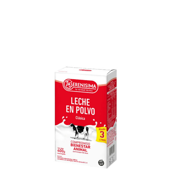 LECHE POLVO ENTERA LA SERENISIMA 400G