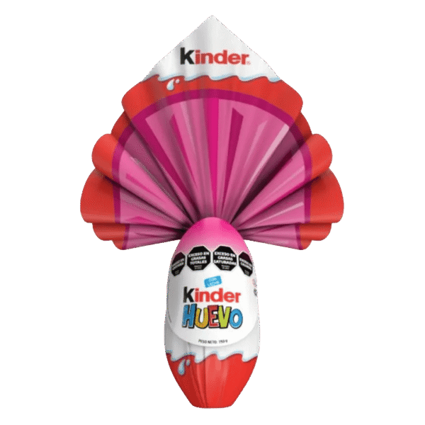 HUEVO DE PASCUA KINDER ROSA 150G