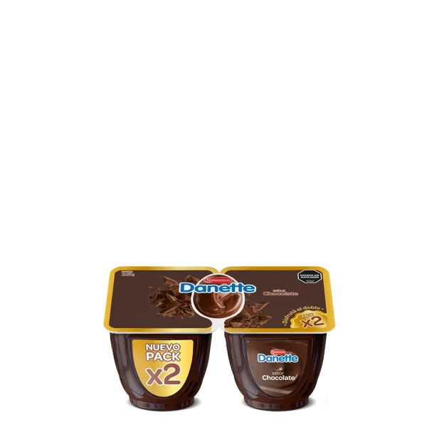 DANETTE CHOCOLATE PACK X2 95g